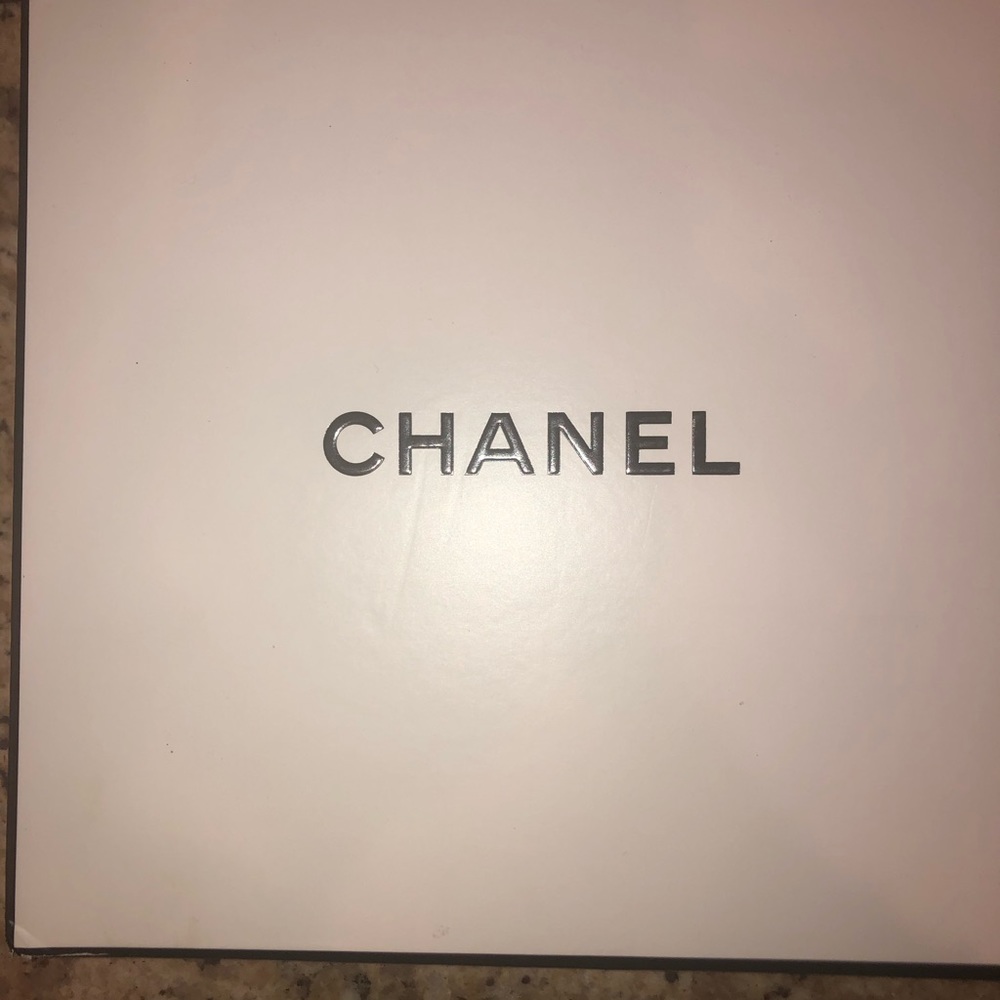 Authentic Chanel box and 1ft of Chanel logo ribbon